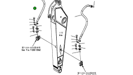 Шланг 07098-21421 Komatsu