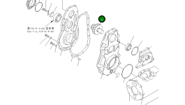 Шестерня 124-Y60-1432 Komatsu