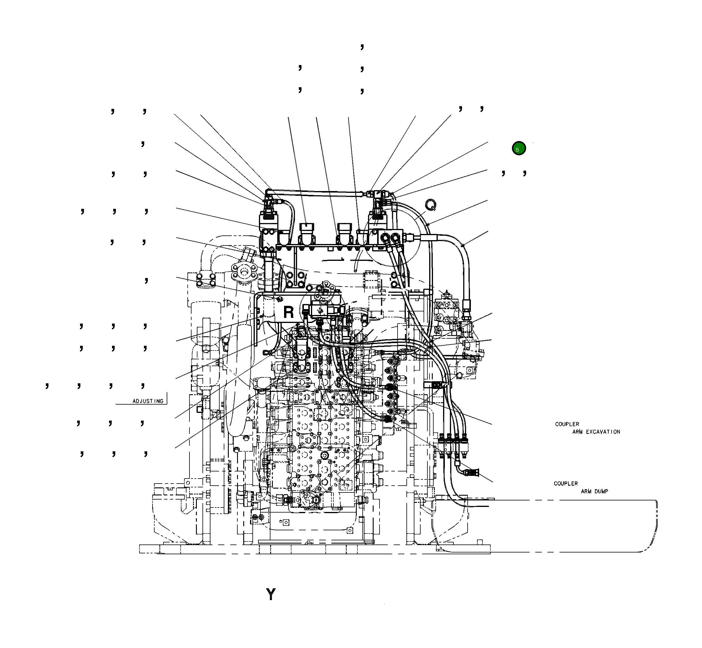 Шланг 02763-004A3 Komatsu