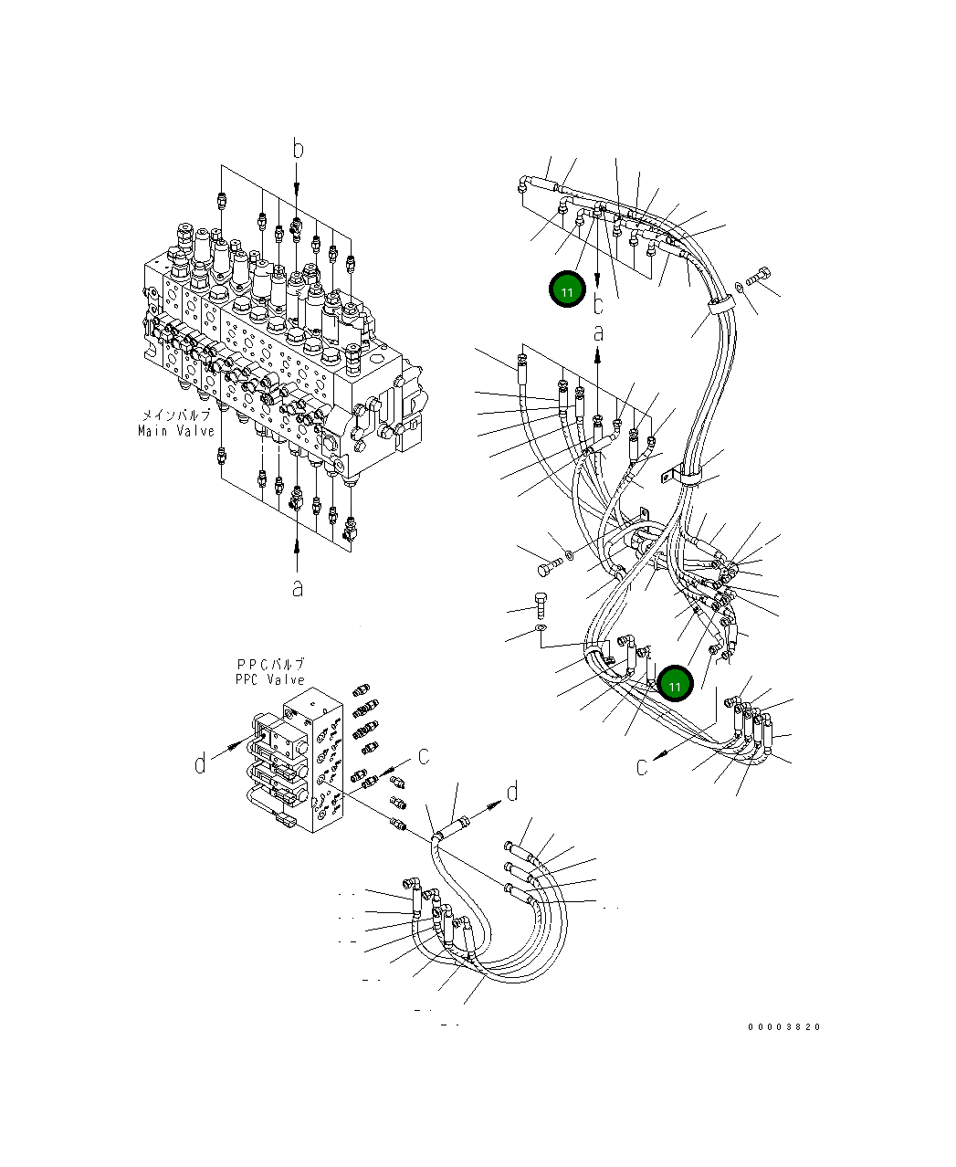 Шланг 20K-62-31490 Komatsu