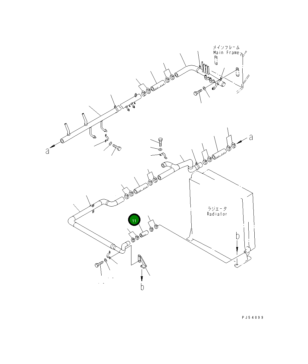 Шланг 07260-24718 Komatsu