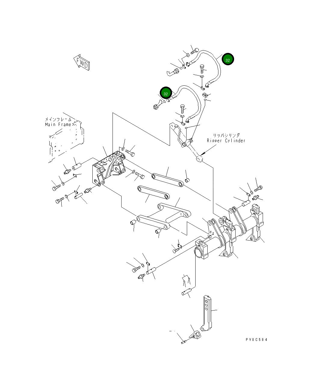 Шланг 07115-01017 Komatsu