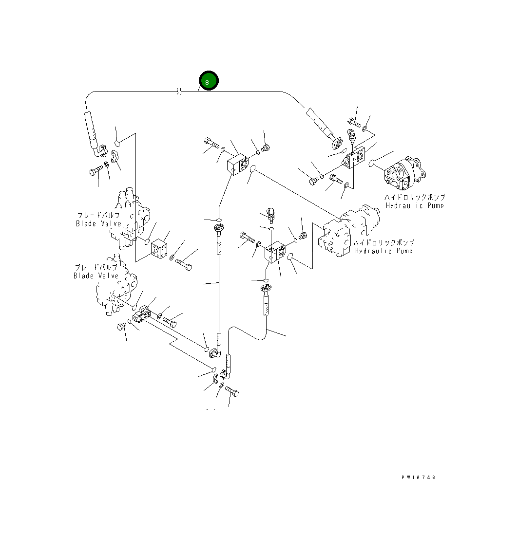 Шланг 07098-01414 Komatsu