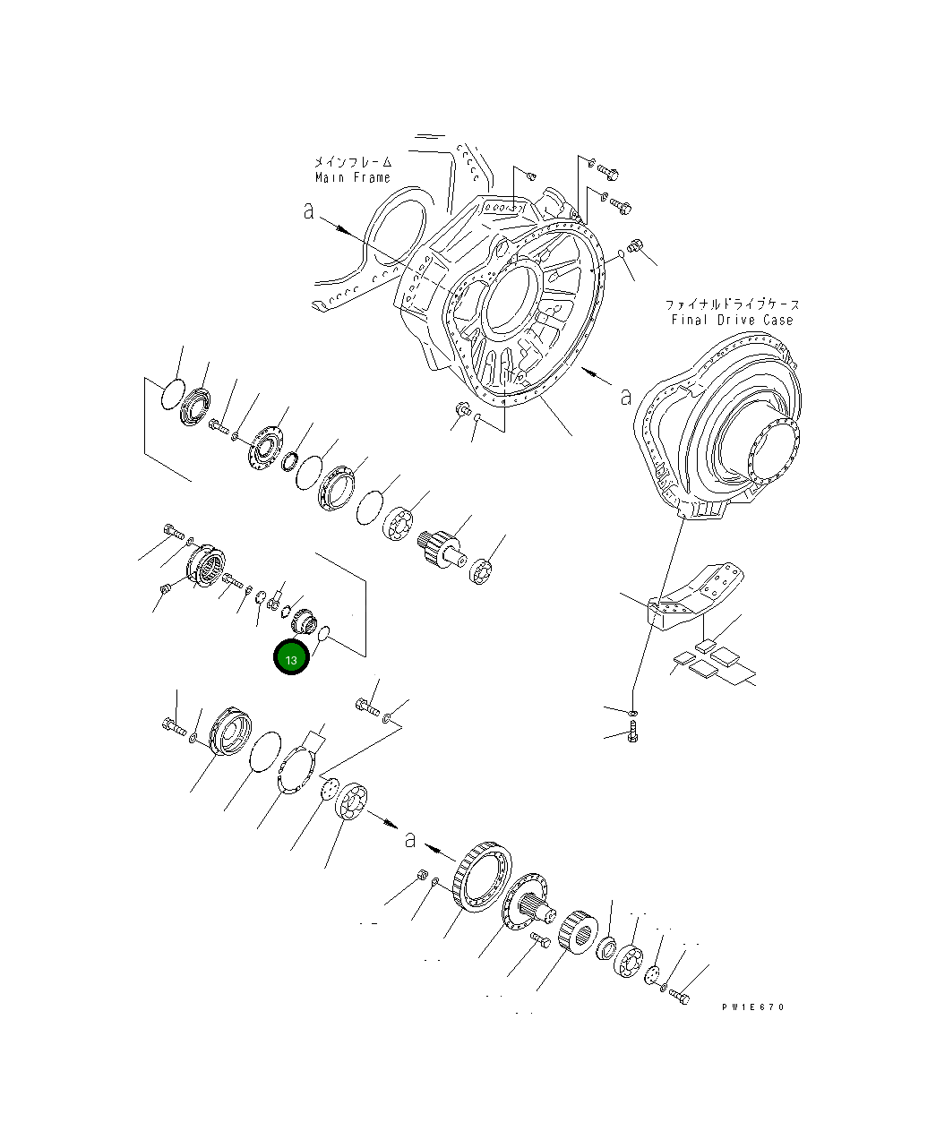 Шестерня 19M-22-11141 Komatsu