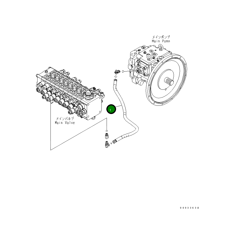 Шланг 02777-00310 Komatsu