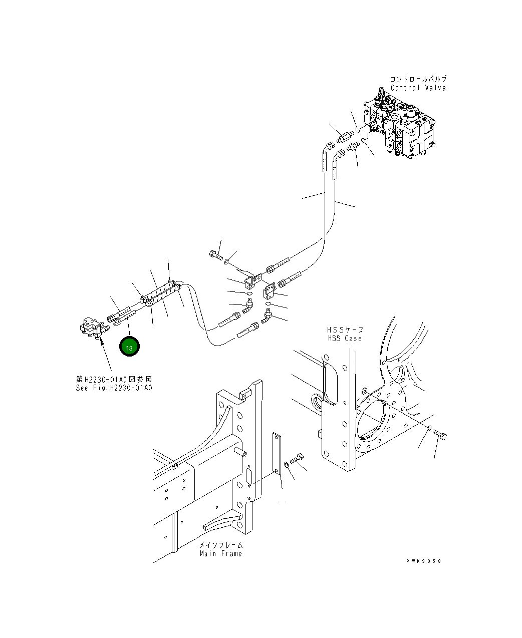 Шланг 12F-62-42410 Komatsu