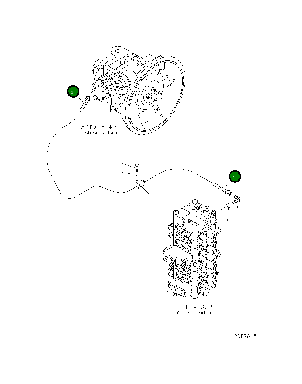 Шланг 07071-00311 Komatsu
