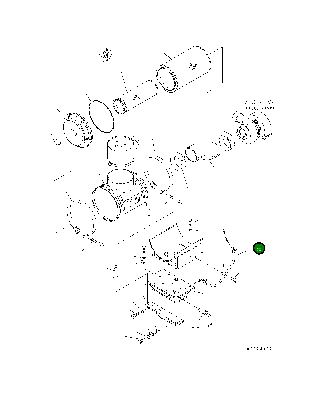 Шланг 08671-70070 Komatsu