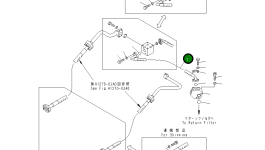 Шланг 208-62-K1390 Komatsu
