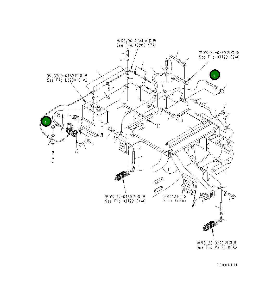 Шланг 07121-00326 Komatsu