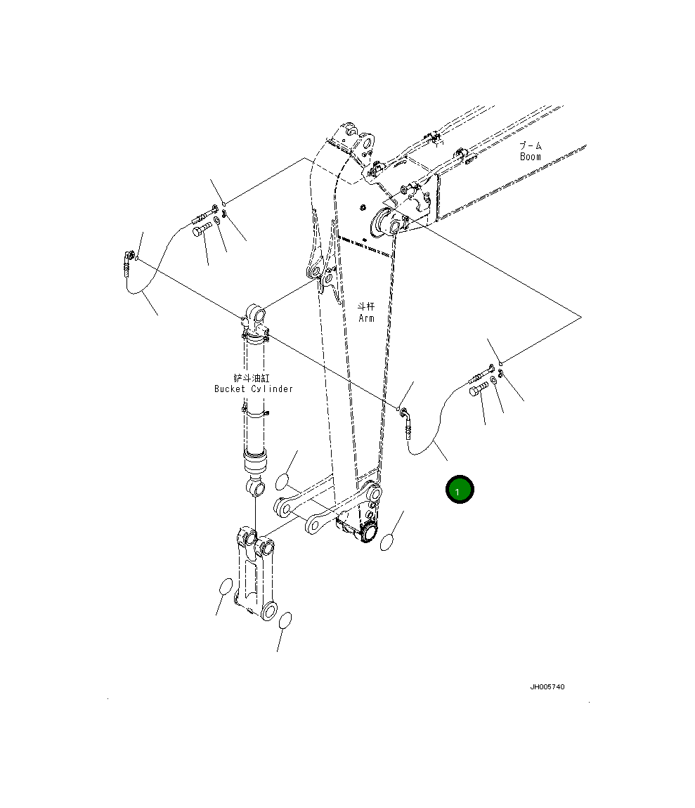Шланг 206-62-31991 Komatsu