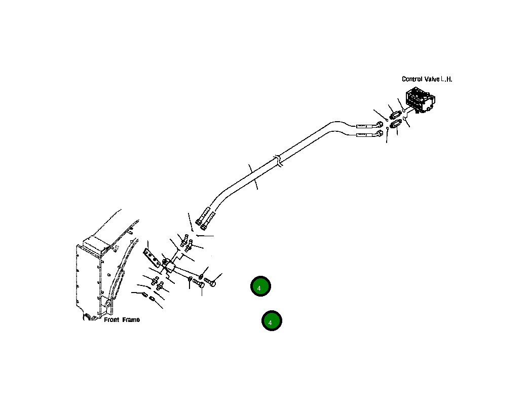 Шланг 02767-B0340 Komatsu