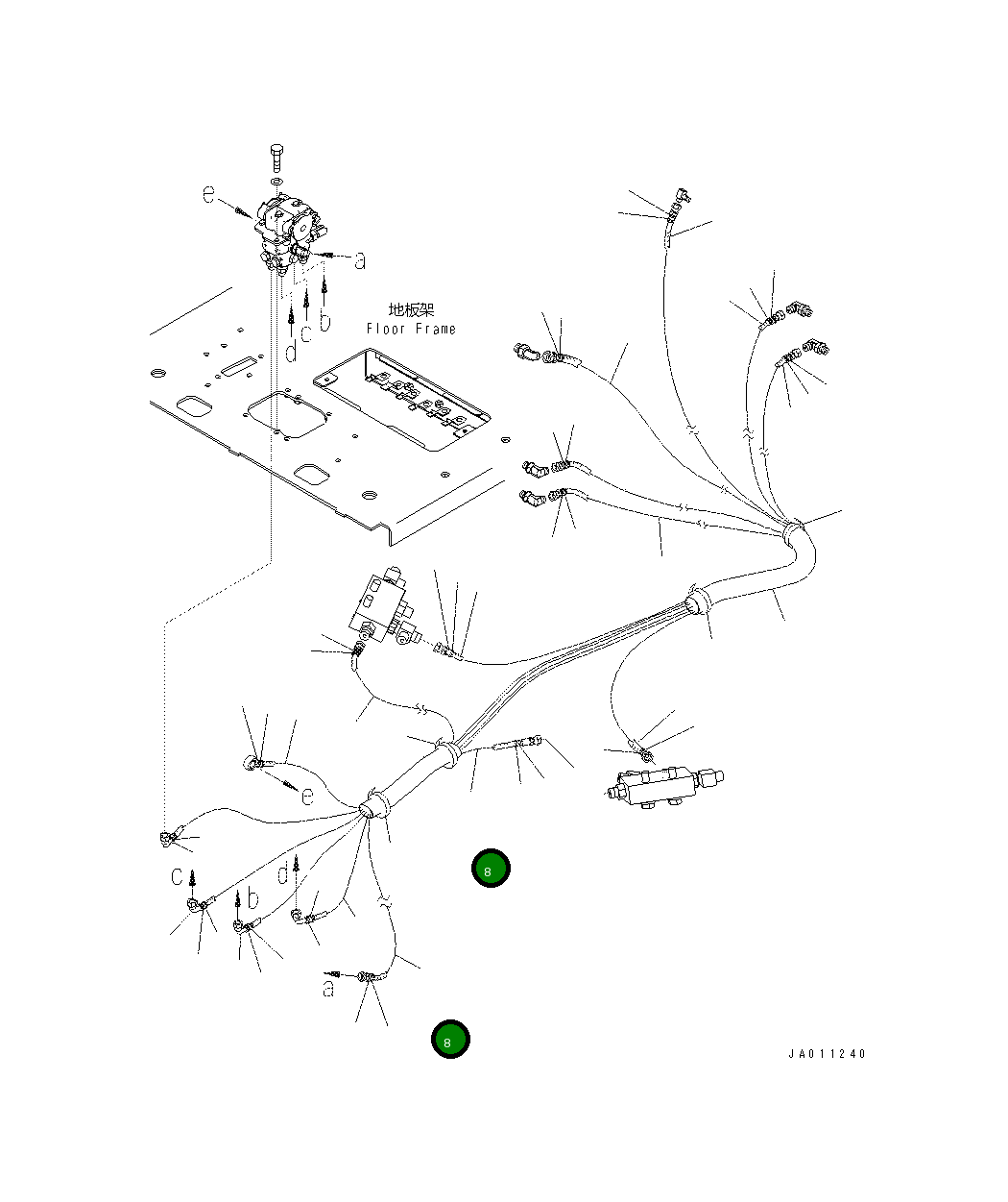 Шланг 201-62-83361 Komatsu