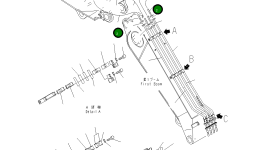 Шланг 07083-00615 Komatsu