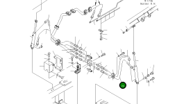 Шланг 07624-00329 Komatsu