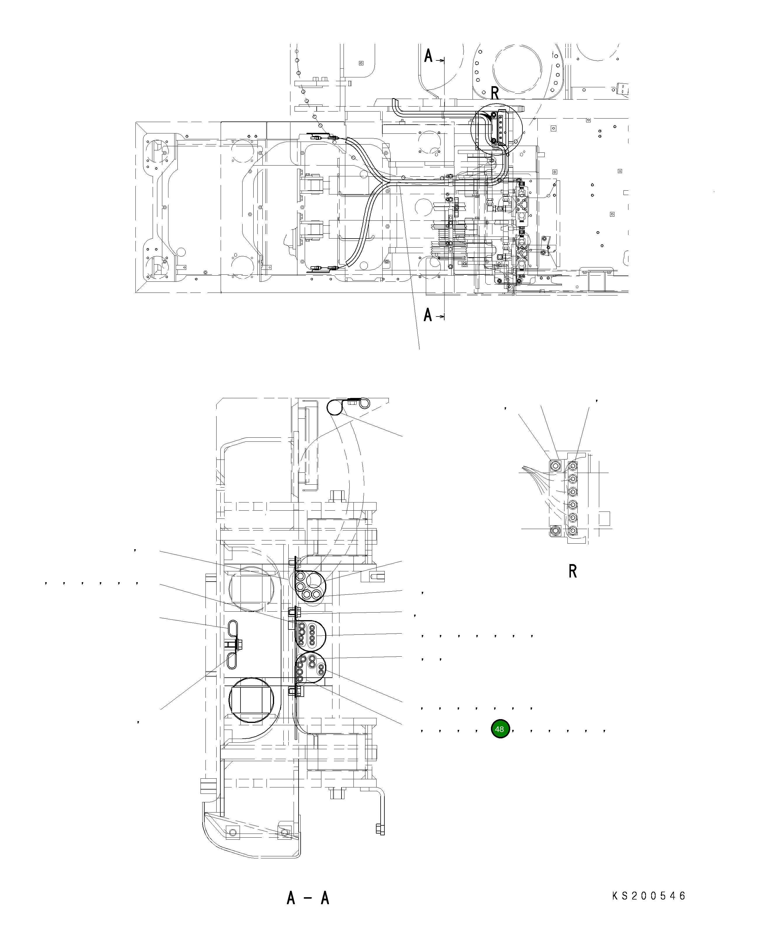 Шланг 206-62-KA760 Komatsu