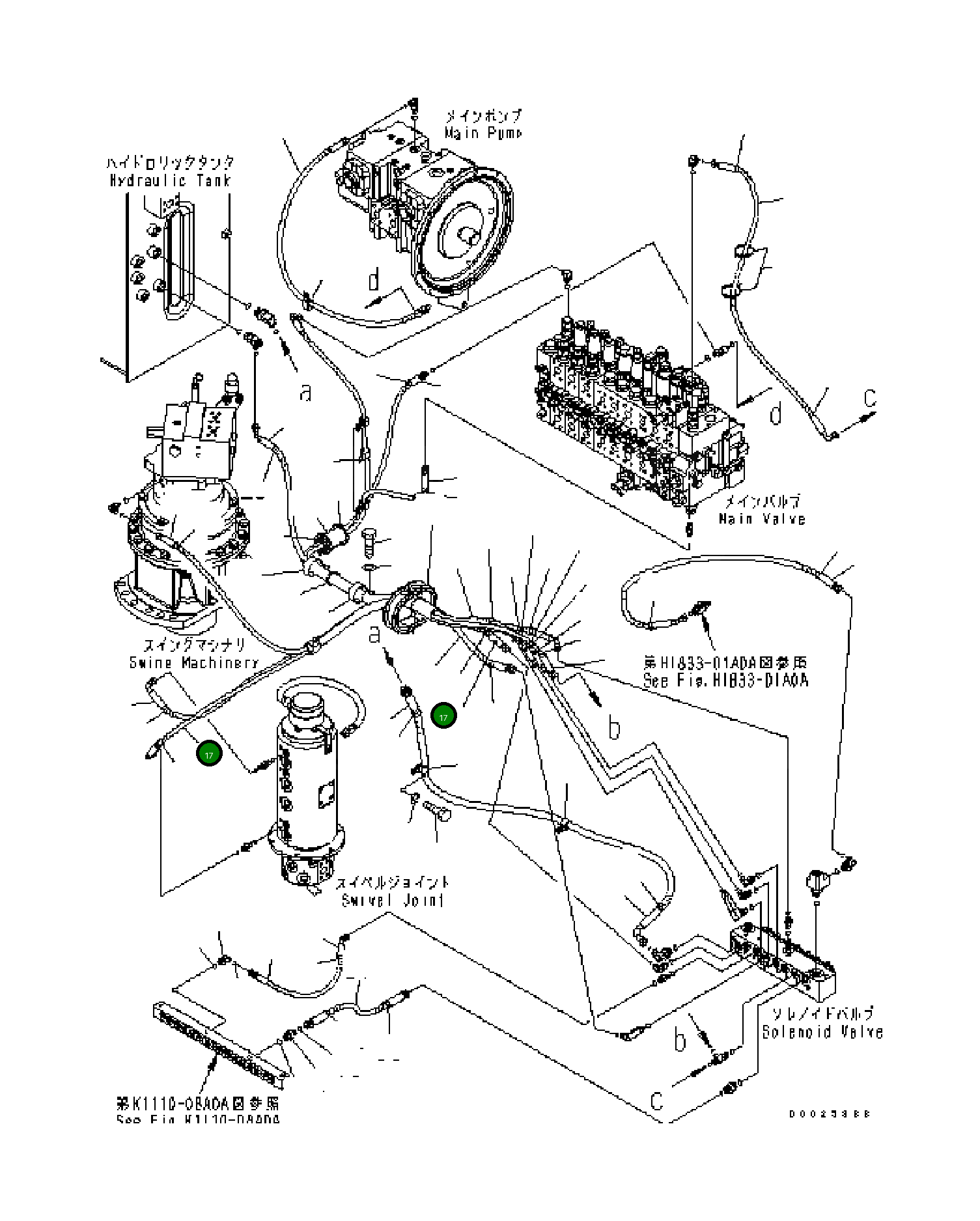 Шланг 20K-62-34390 Komatsu