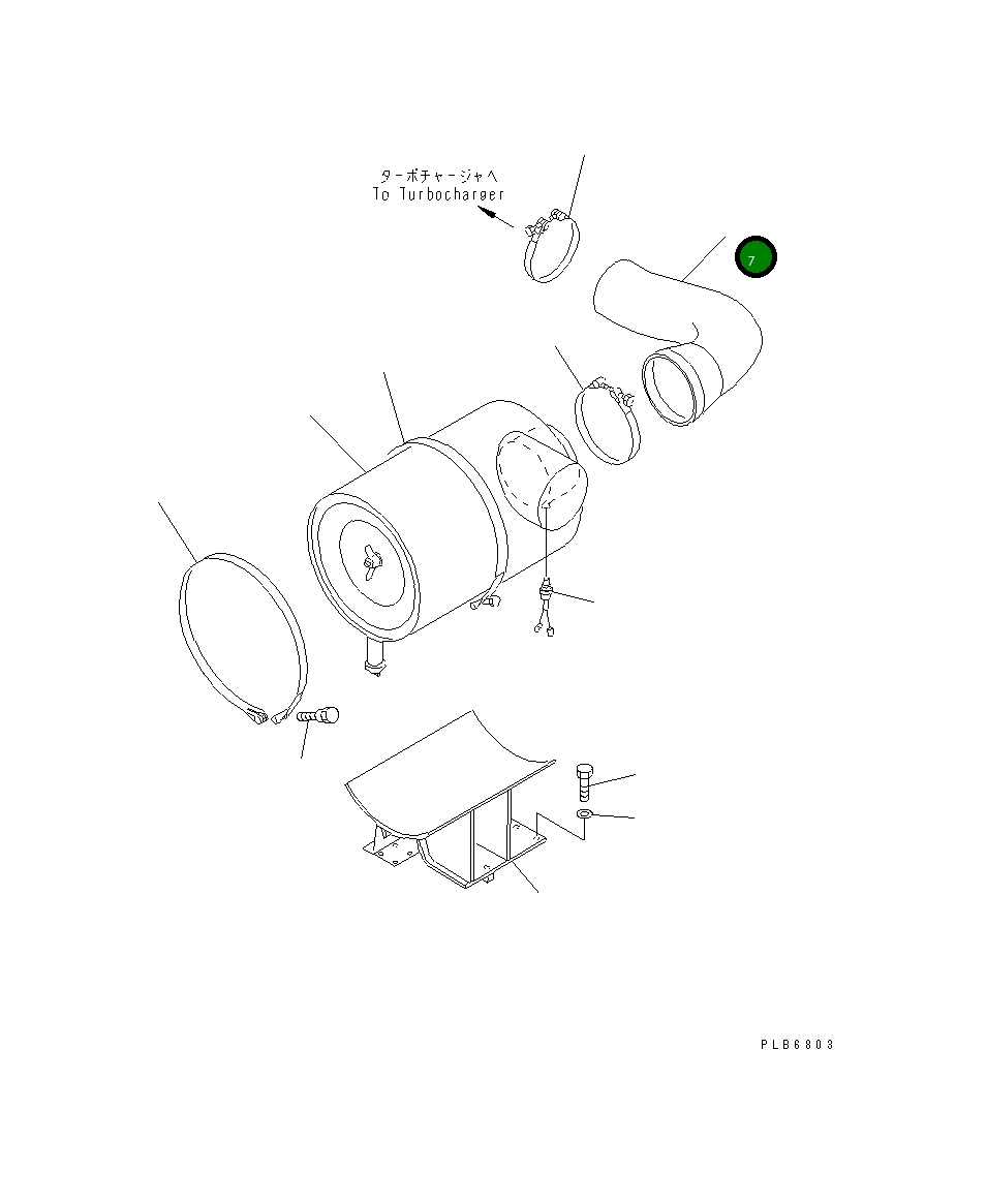 Шланг 209-01-78220 Komatsu