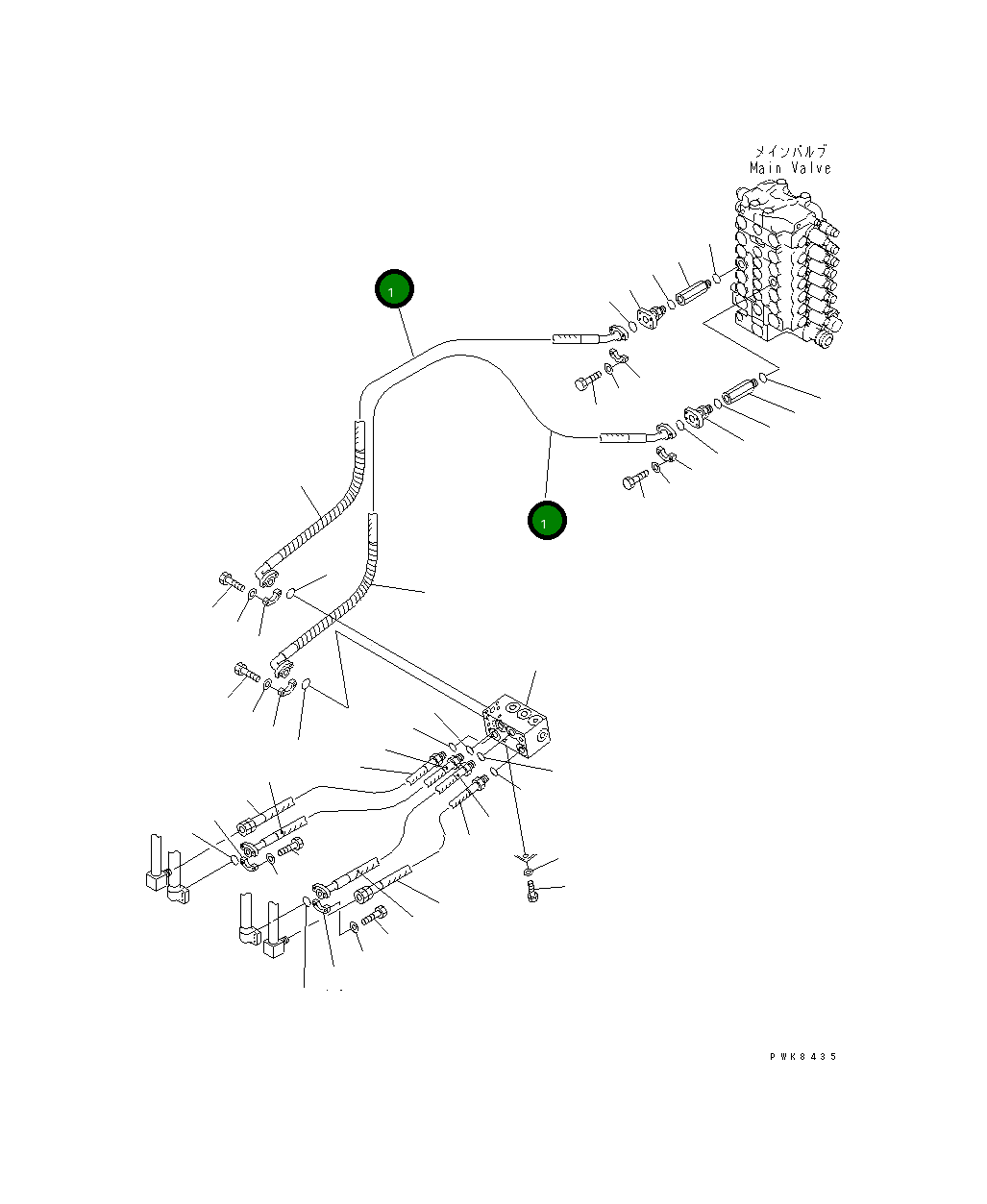 Шланг 20G-62-K7330 Komatsu
