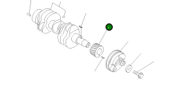 Шестерня 452-635 Komatsu