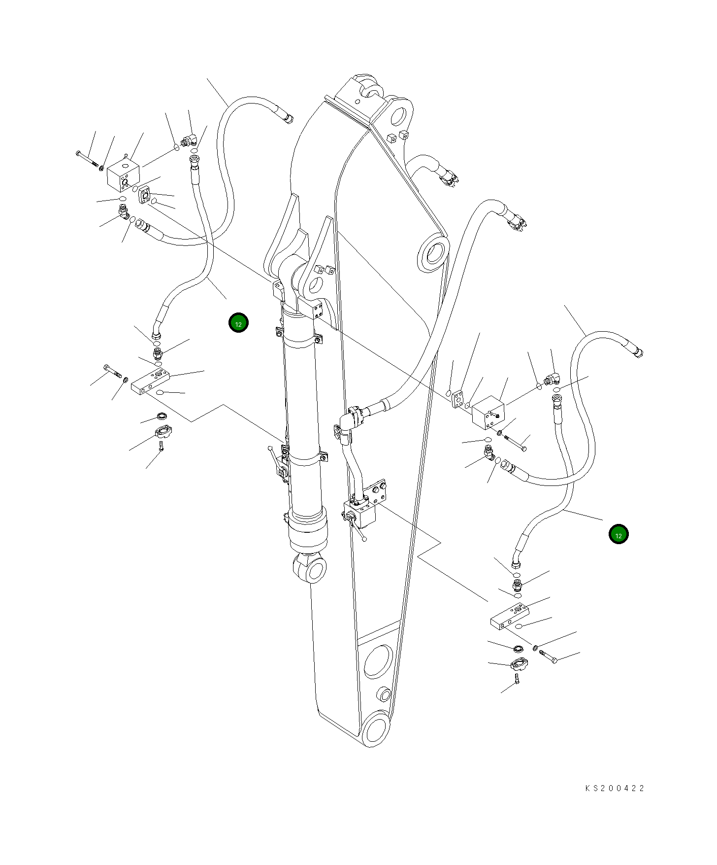 Шланг 02779-20511 Komatsu