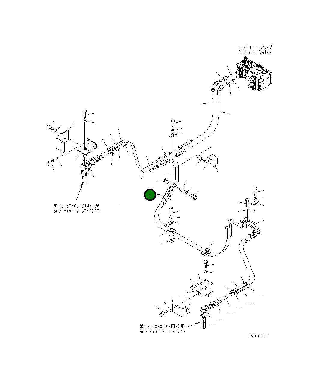 Шланг 07637-00314 Komatsu