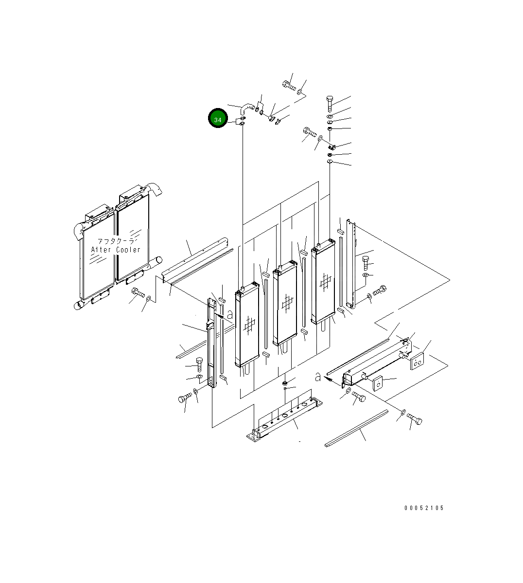 Шланг 209-03-41340 Komatsu