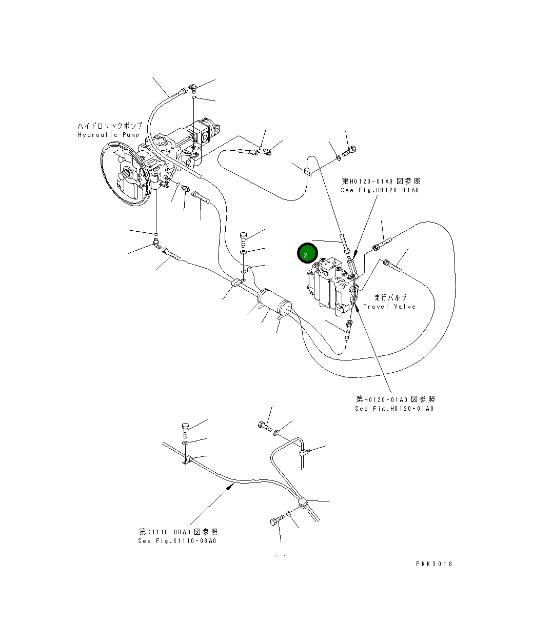Шланг 07096-00217 Komatsu