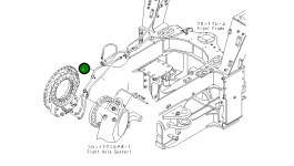 Шланг 02761-00313 Komatsu