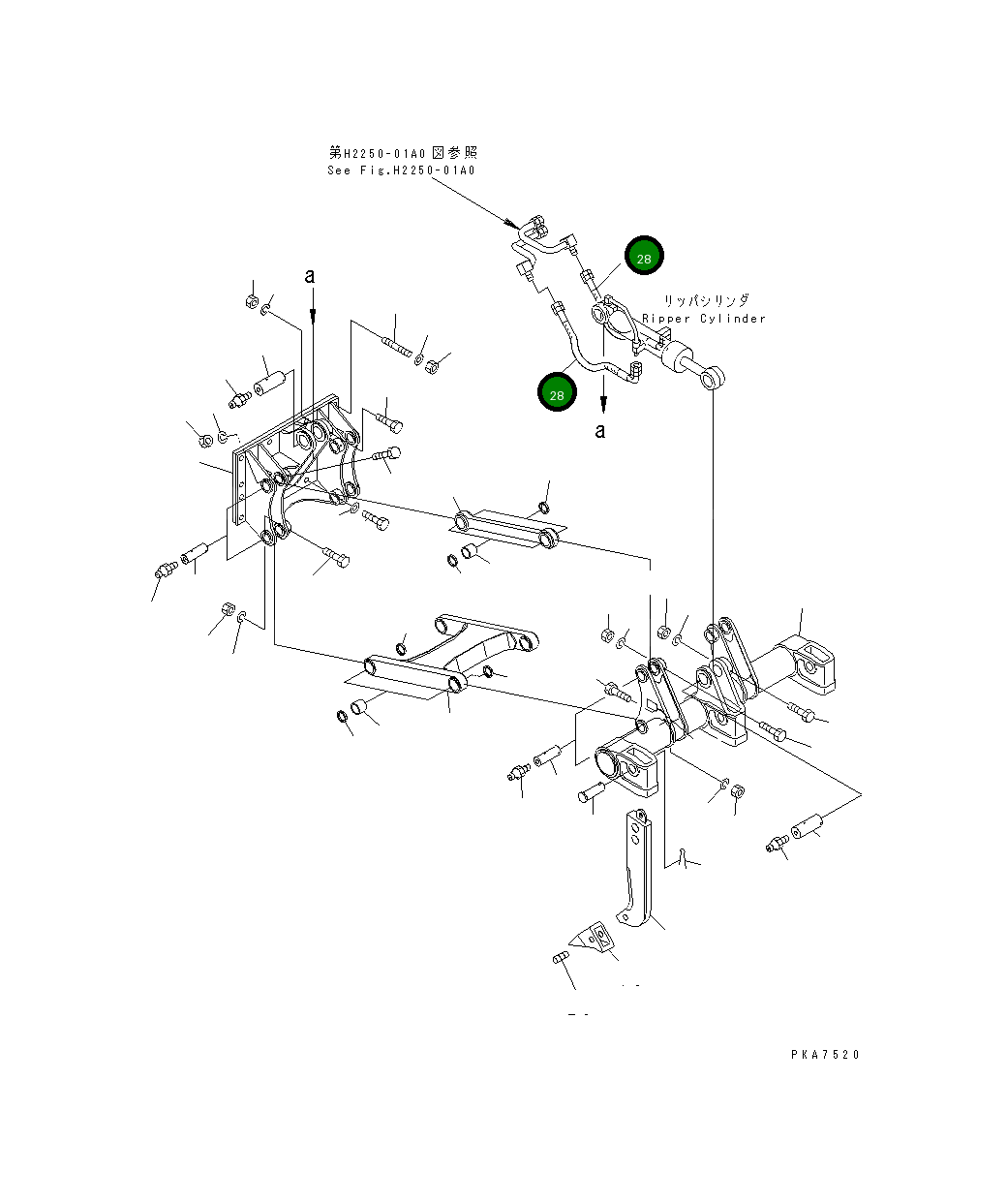 Шланг 124-78-51210 Komatsu