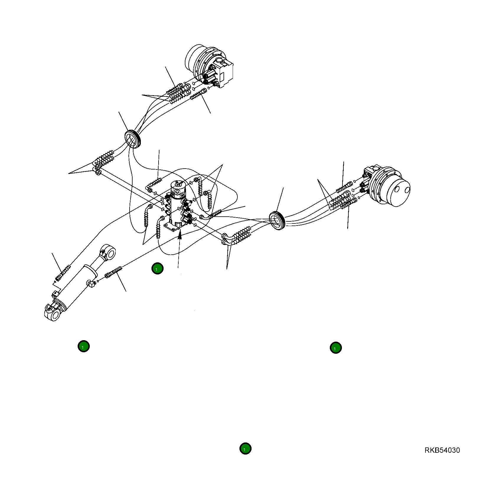 Шланг 20W-62-R1212 Komatsu