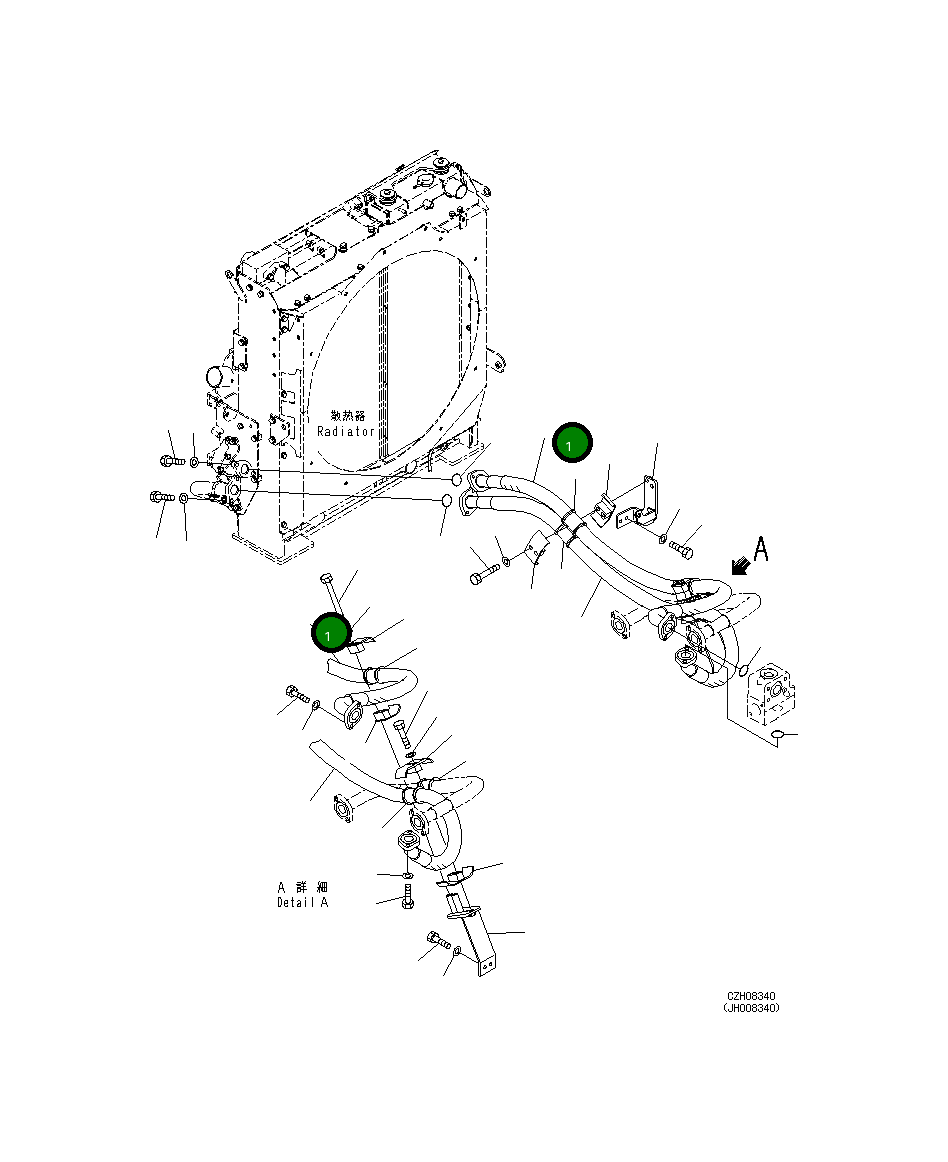 Шланг 207-62-77160 Komatsu