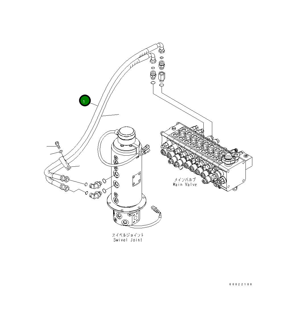 Шланг 20G-62-32920 Komatsu