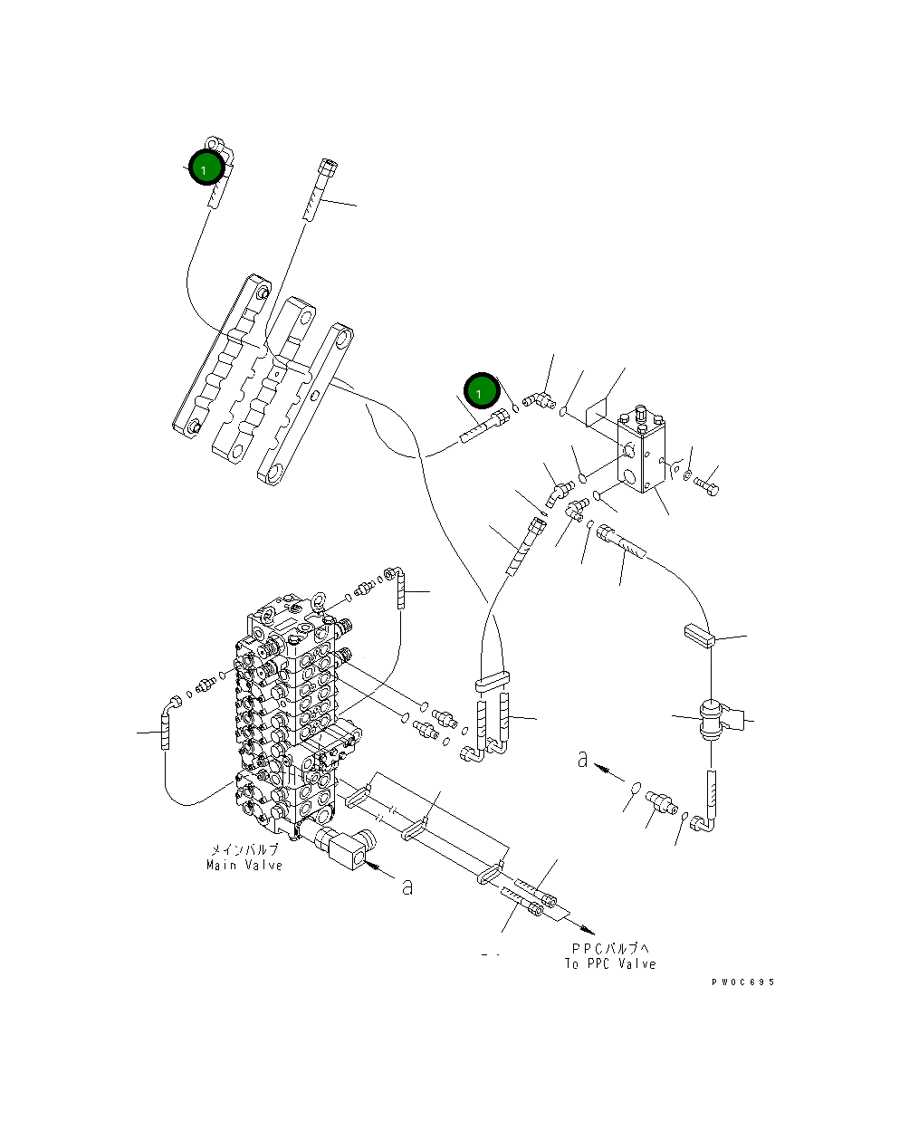 Шланг 20U-973-4630 Komatsu