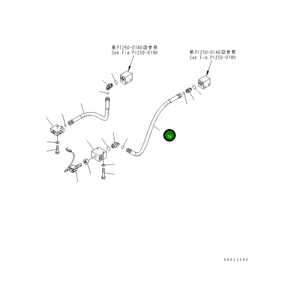 Шланг 02777-204A8 Komatsu