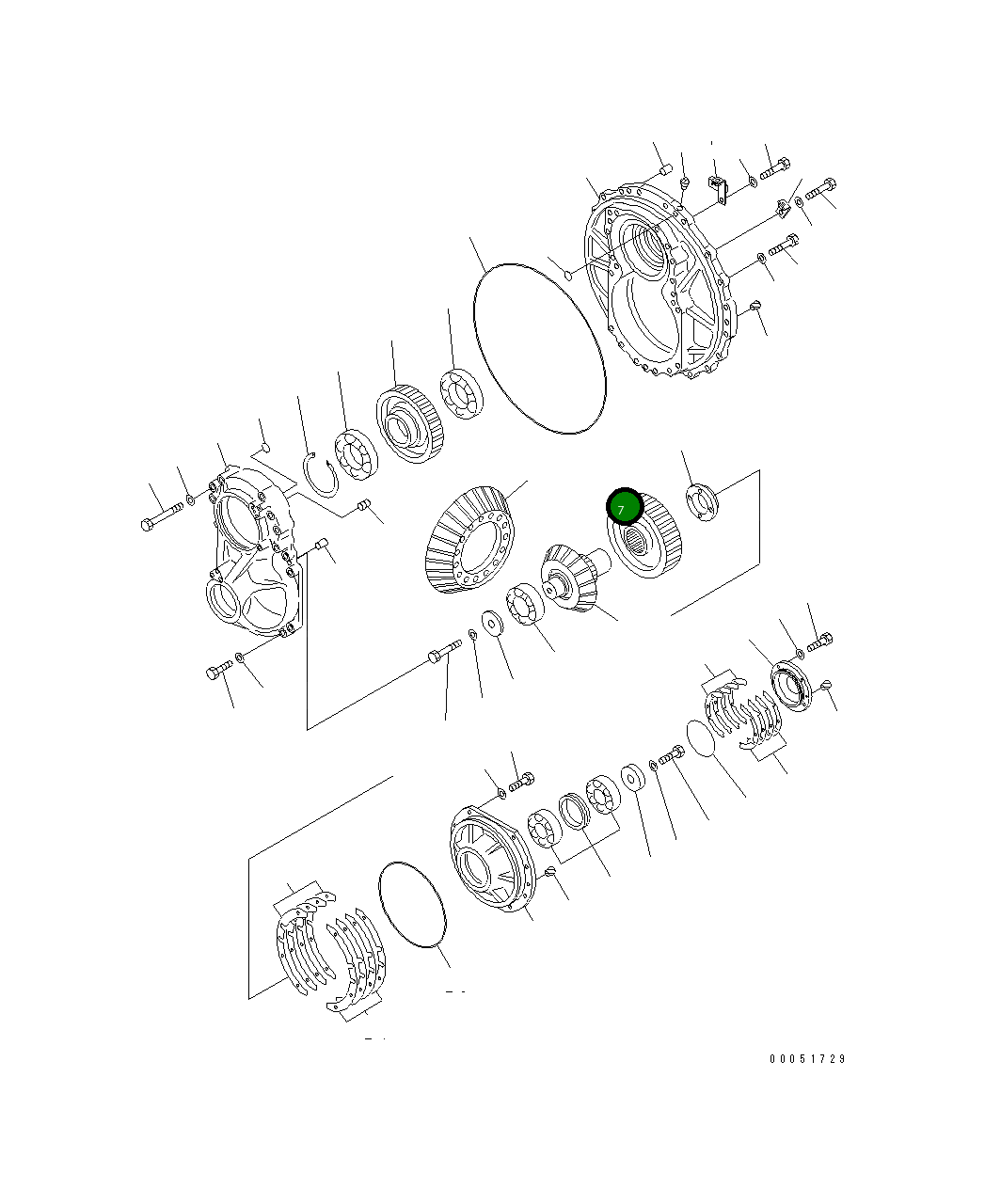 Шестерня 198-22-65120 Komatsu