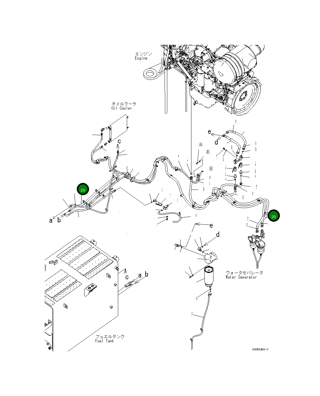 Шланг 02764-00561 Komatsu