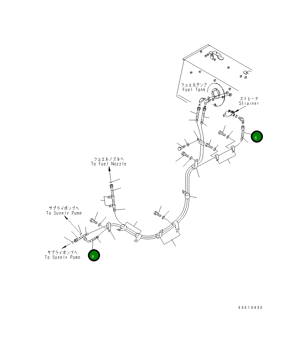 Шланг 14X-04-31330 Komatsu