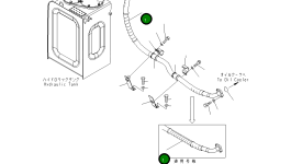 Шланг 20Y-62-K7120 Komatsu