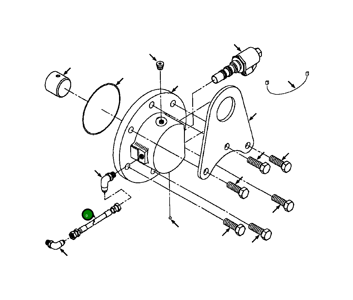 Шланг 1438 230 H1 Komatsu