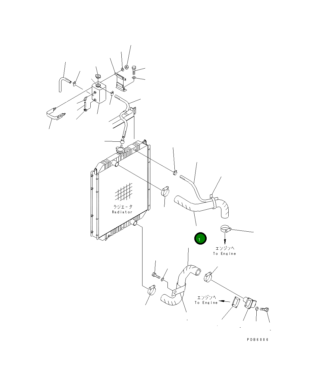 Шланг 208-03-61420 Komatsu