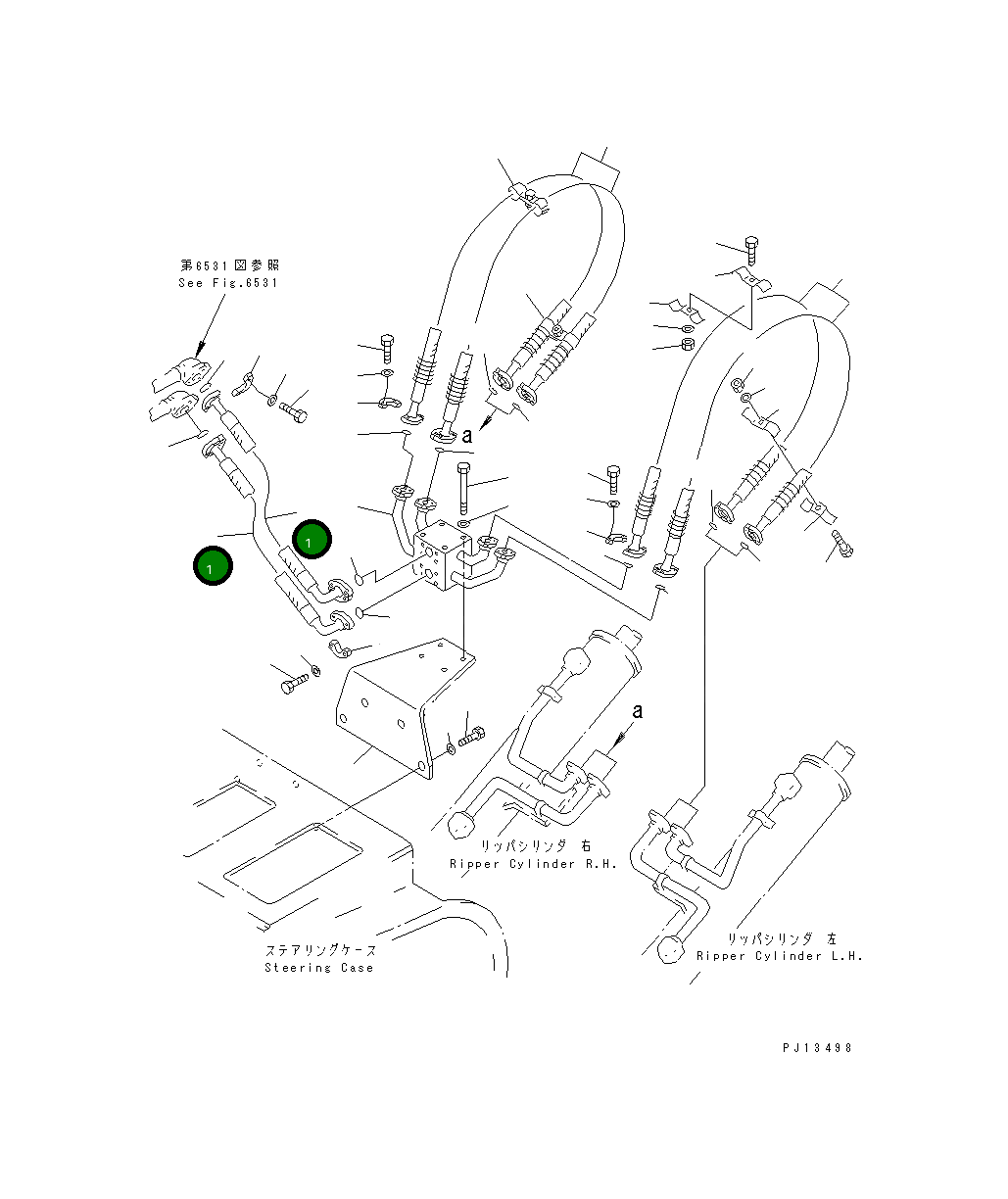 Шланг 07124-01007 Komatsu
