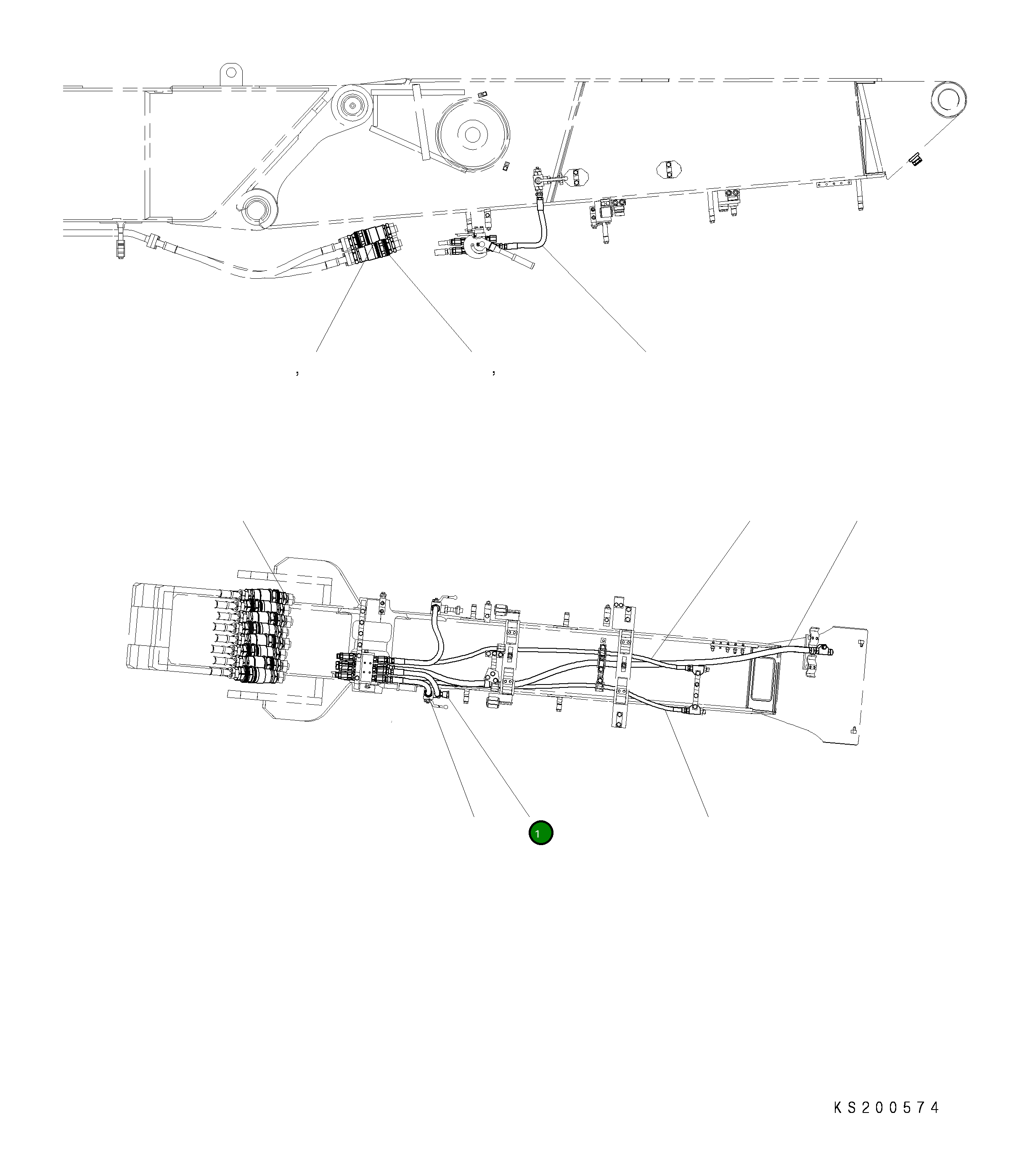 Шланг 02756-005A5 Komatsu