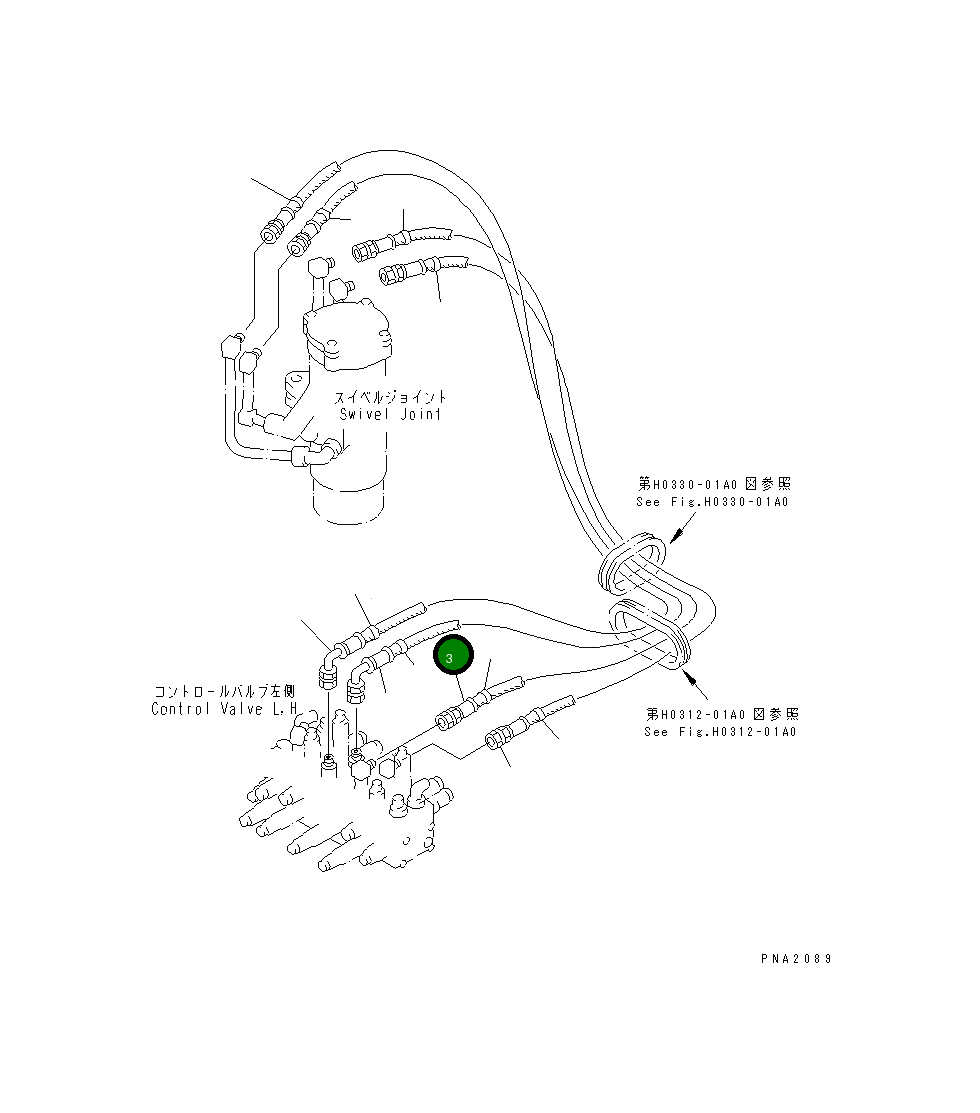 Шланг 20T-62-67520 Komatsu