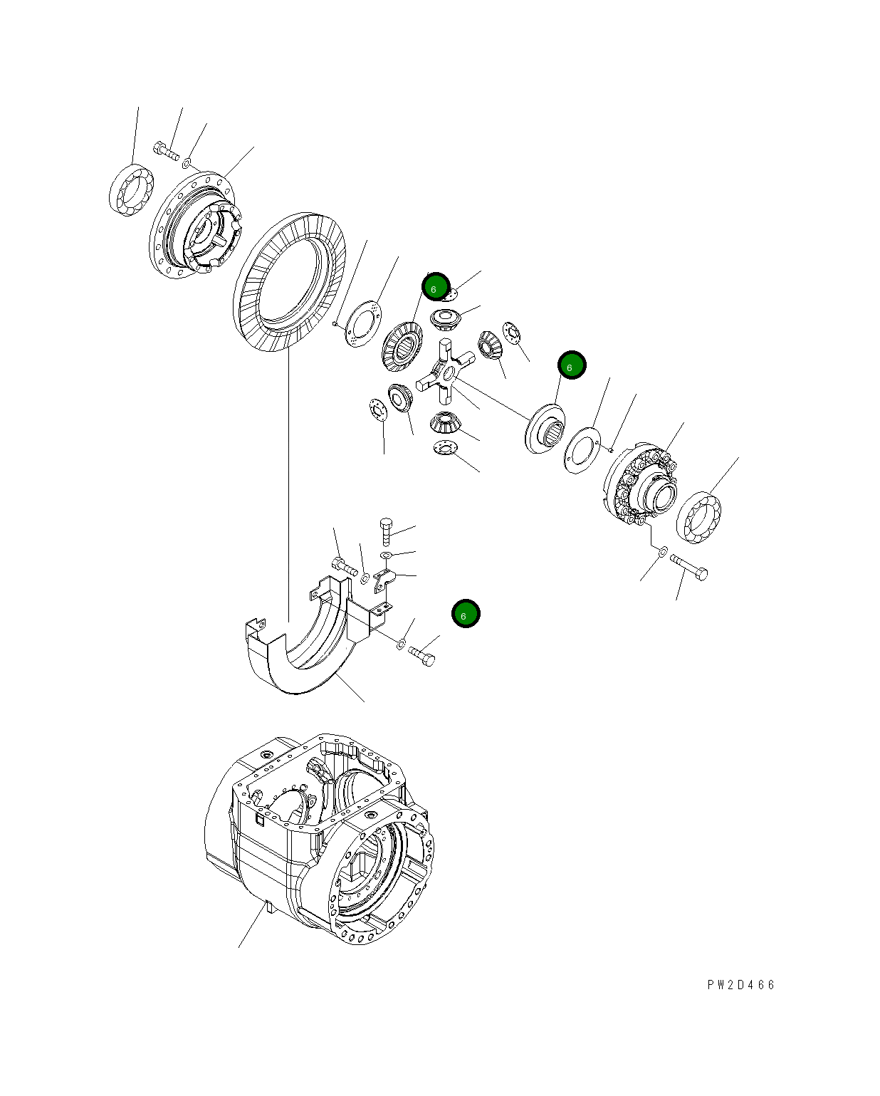 Шестерня 421-23-31461 Komatsu