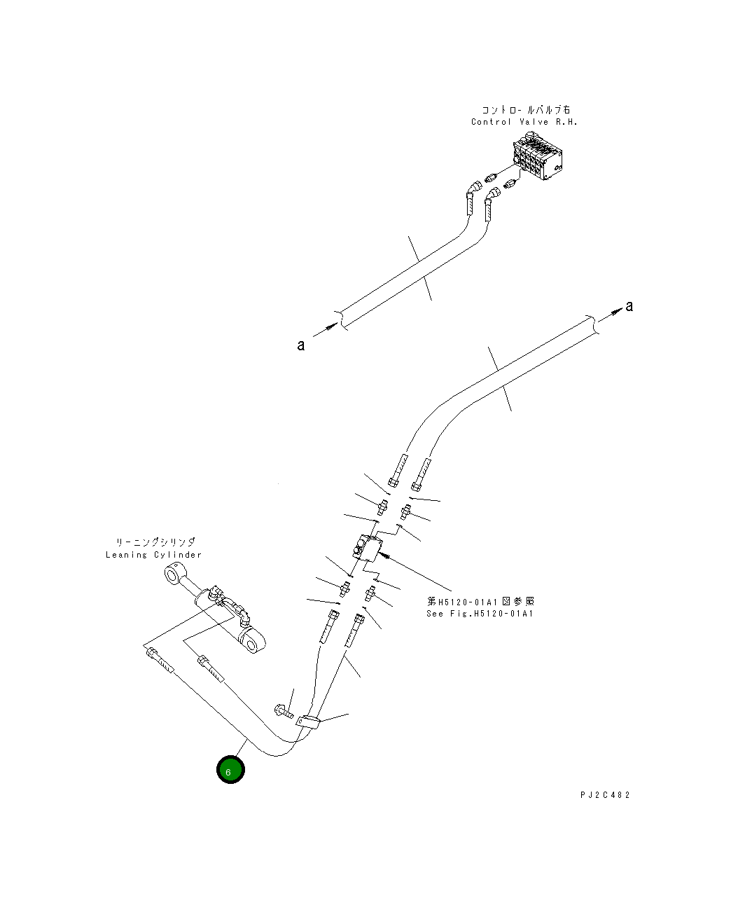 Шланг 02765-B0310 Komatsu