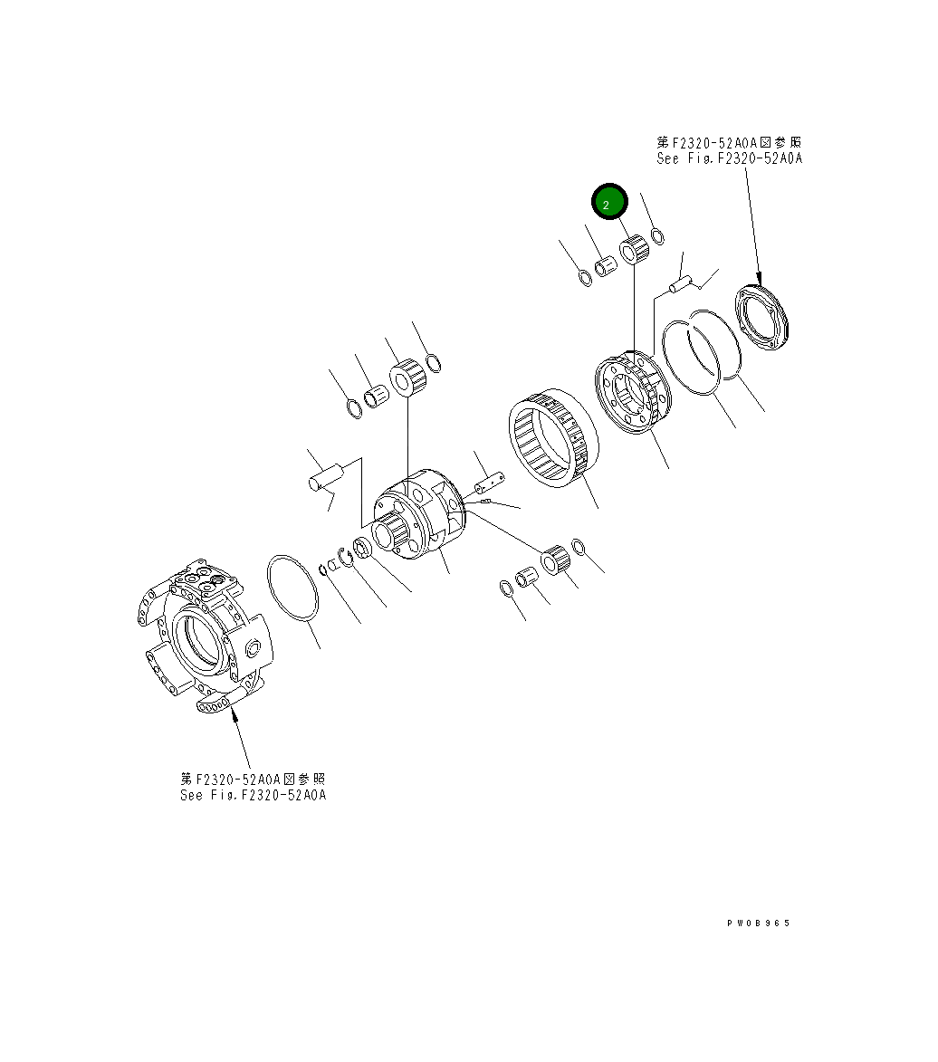 Шестерня 423-15-12441 Komatsu
