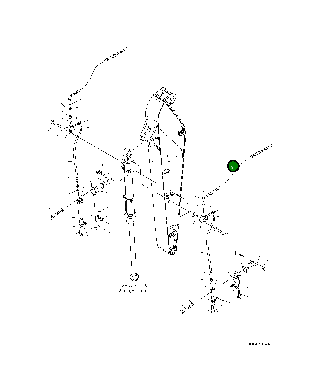 Шланг 02777-20609 Komatsu