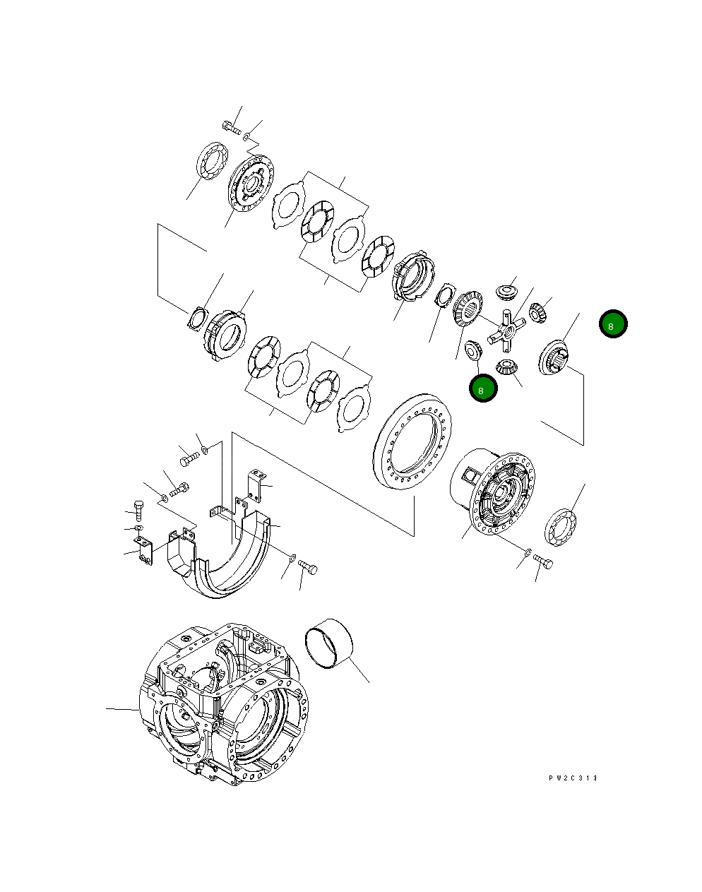 Шестерня 423-22-27320 Komatsu