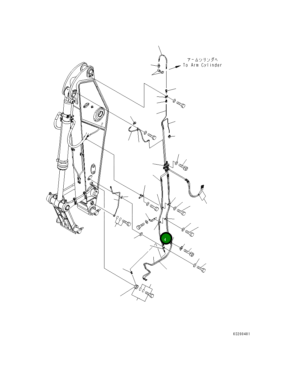 Шланг 207-70-K3682 Komatsu